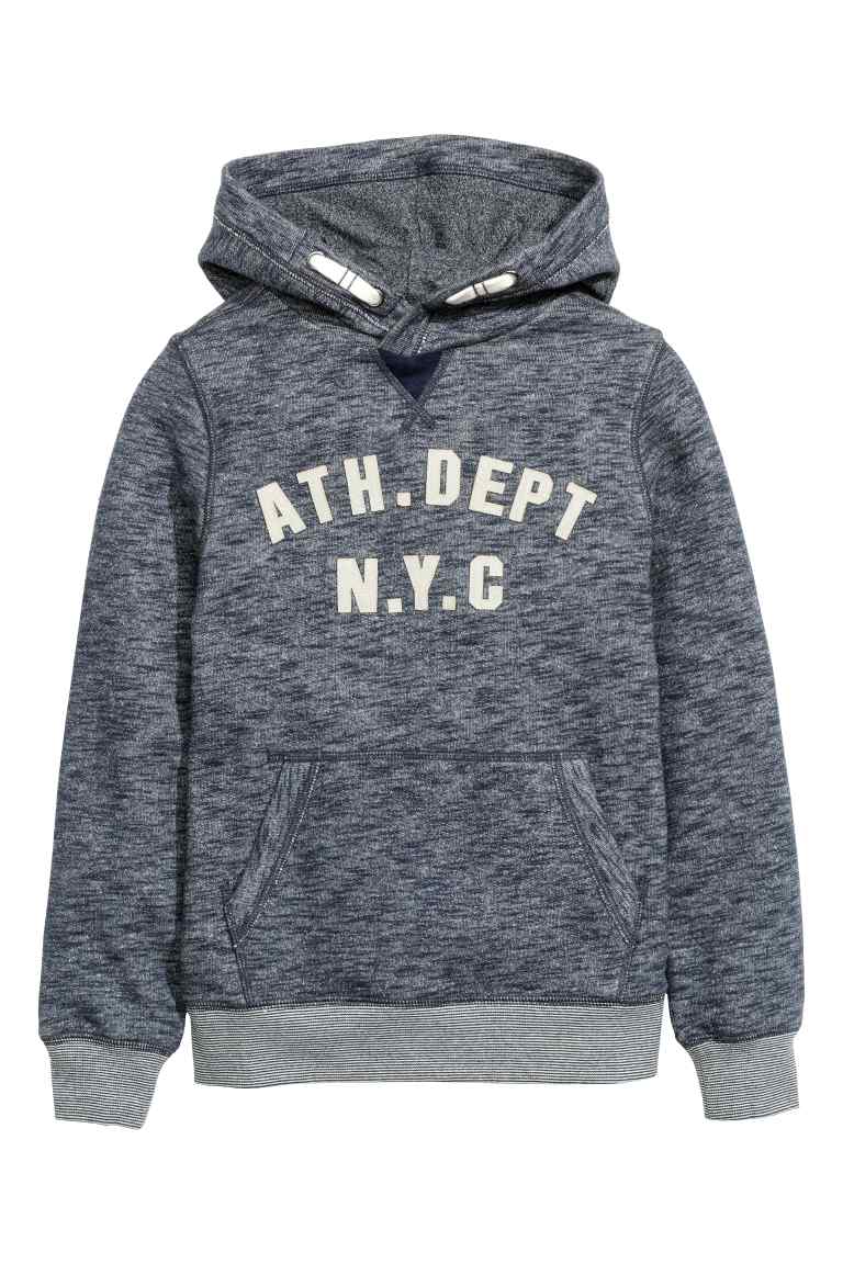 Generous fit Hooded top